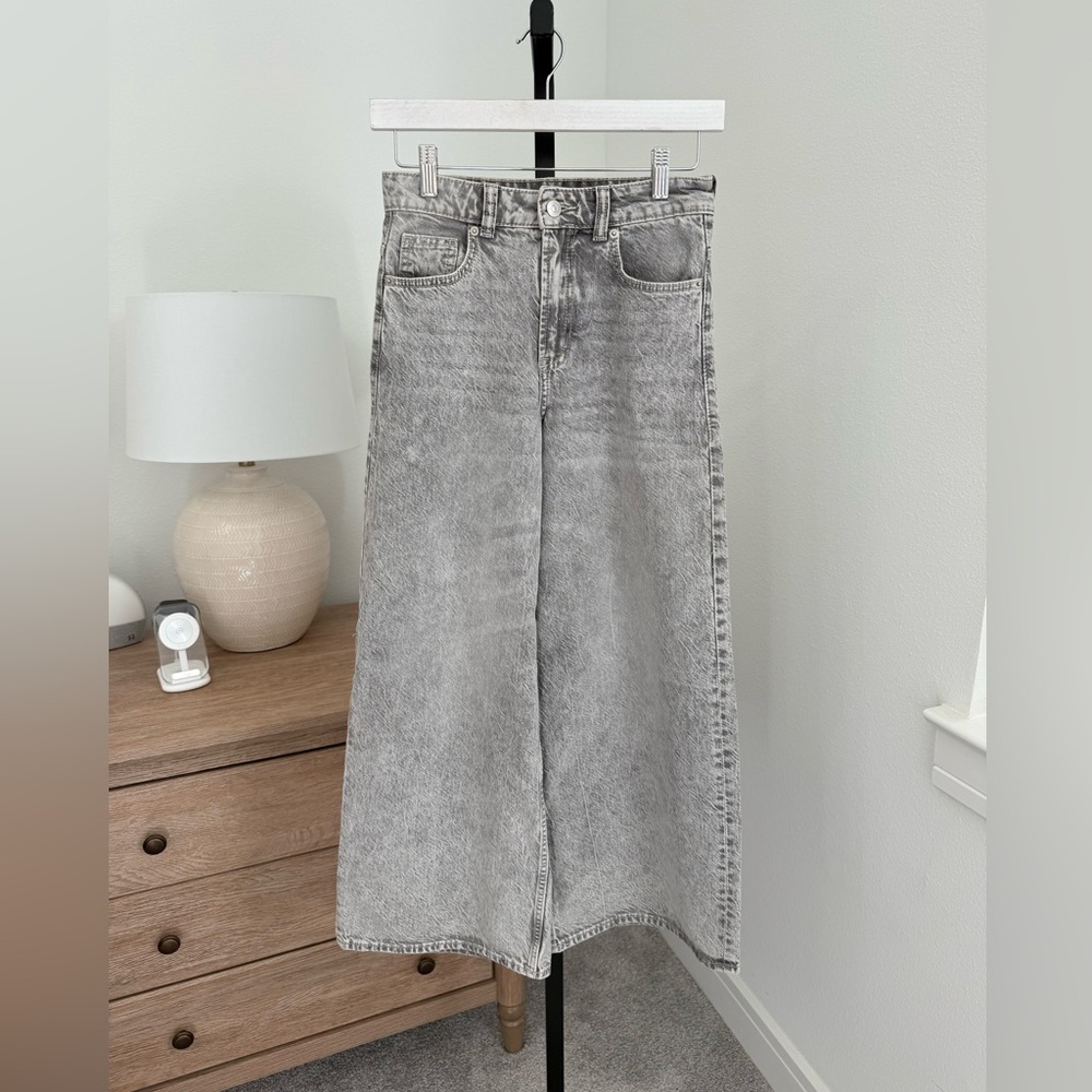 H&M Wide Leg Jeans Size 0